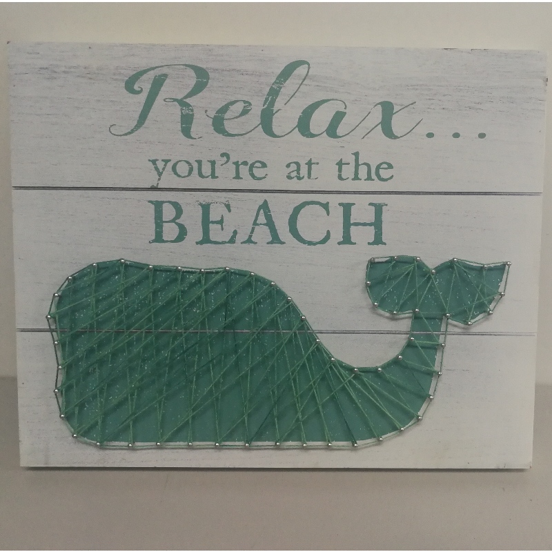 Wood Box Handmade String Wall Art Kit Wood Sign-160; 2x35CM