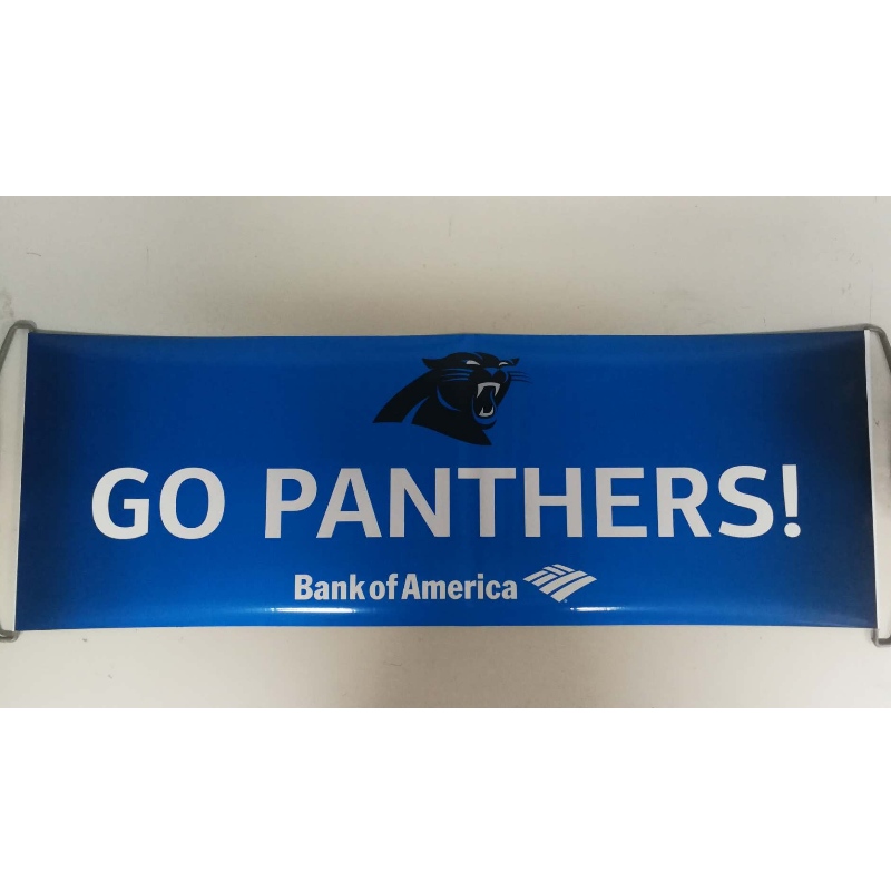 Custom Logo Hand Held Roller Banner- Panthers 24x68CM